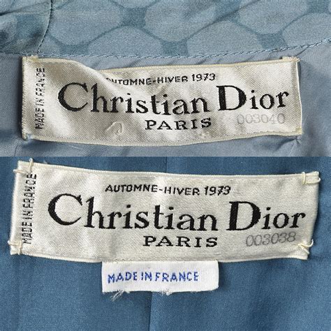 1960s dior labels|christian dior vintage labels.